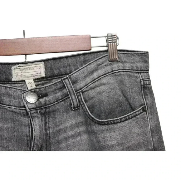 Current Elliot Jeans Size 29 Cropped Straight Leg Distressed Denim 90s Grunge - Picture 6 of 12